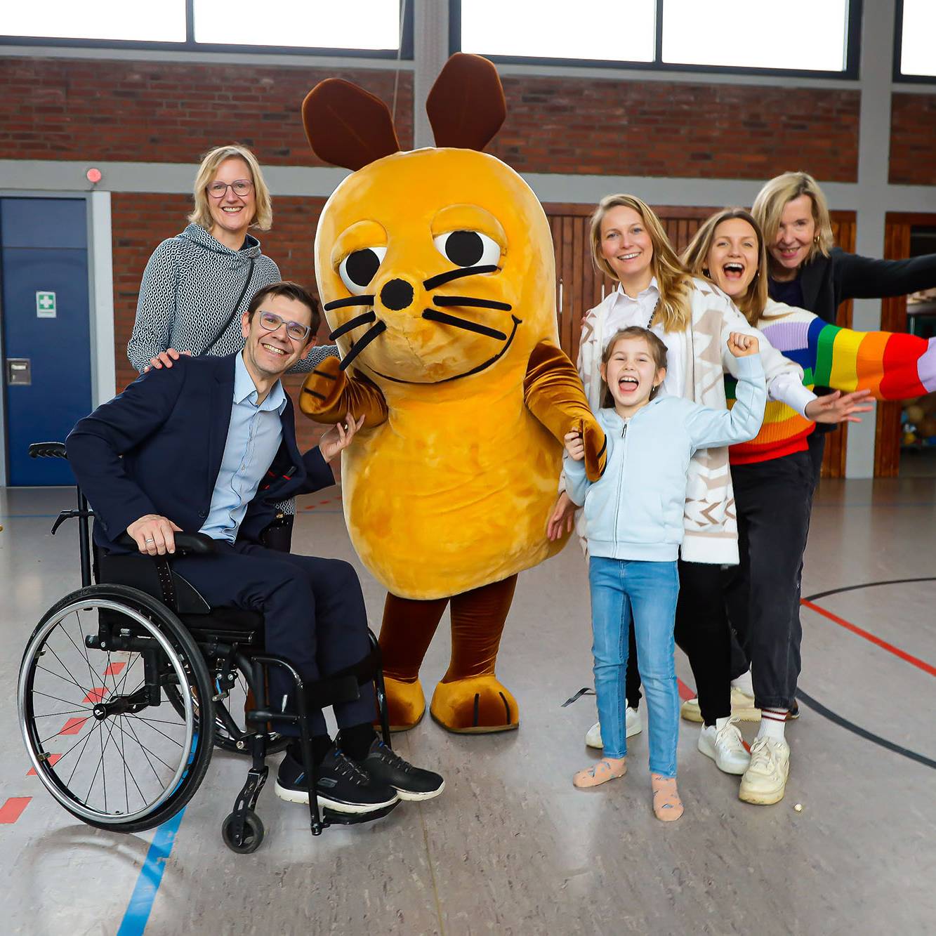 Jana Forkel bei der Sendung mit der Maus